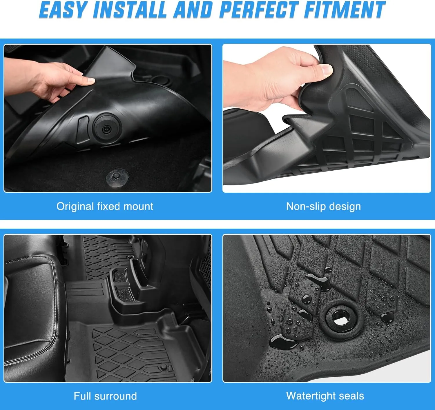 2023 2024 2025 Honda CRV Fuel Hybrid TPE Floor Mats