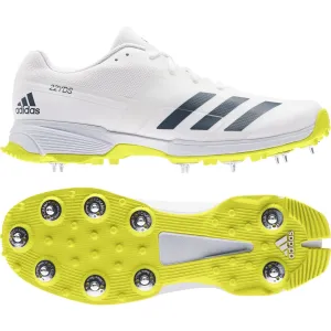 Adidas 22YDS Cricket Spikes White/Yellow