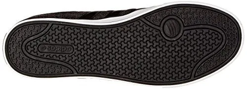 adidas NEO Men's SE Daily Vulc Lifestyle Skateboarding Shoe,Black/Black/White,10.5 M US