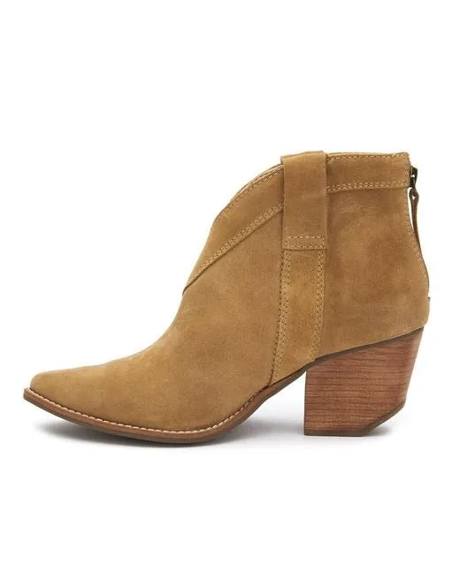 Arrow Suede Booties