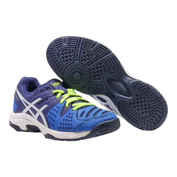 ASICS GEL-RALLY GS Sneaker Trainers Blue Synthetic Mens UK 2.5