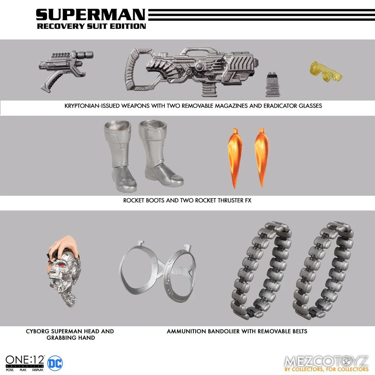 DC Comics Mezco One:12 Collective Superman Recovery Suit Edition