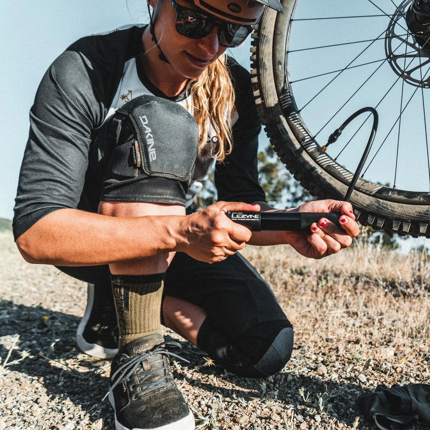 Lezyne CNC Tubeless Drive-3-In-1 Pump - Black