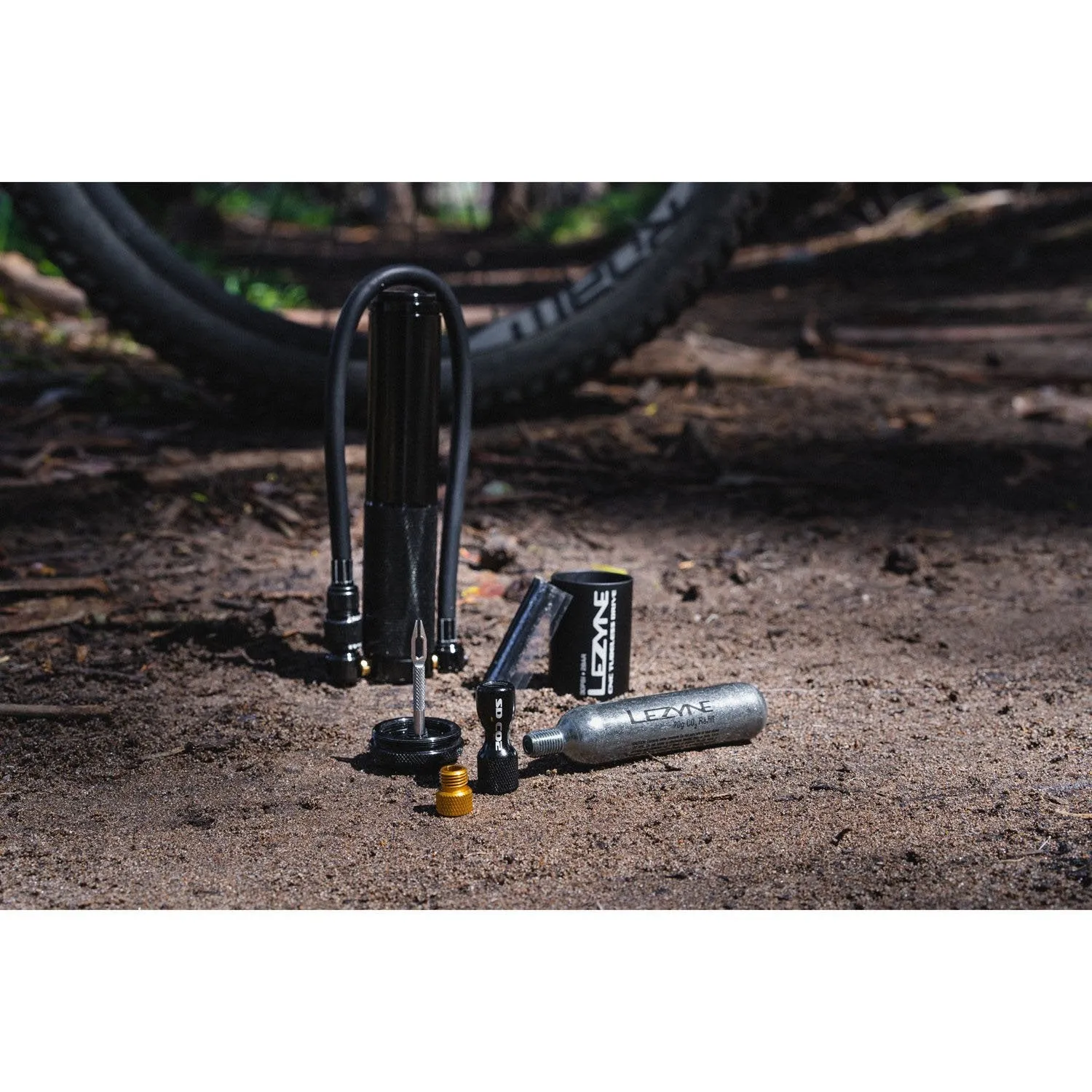 Lezyne CNC Tubeless Drive-3-In-1 Pump - Black