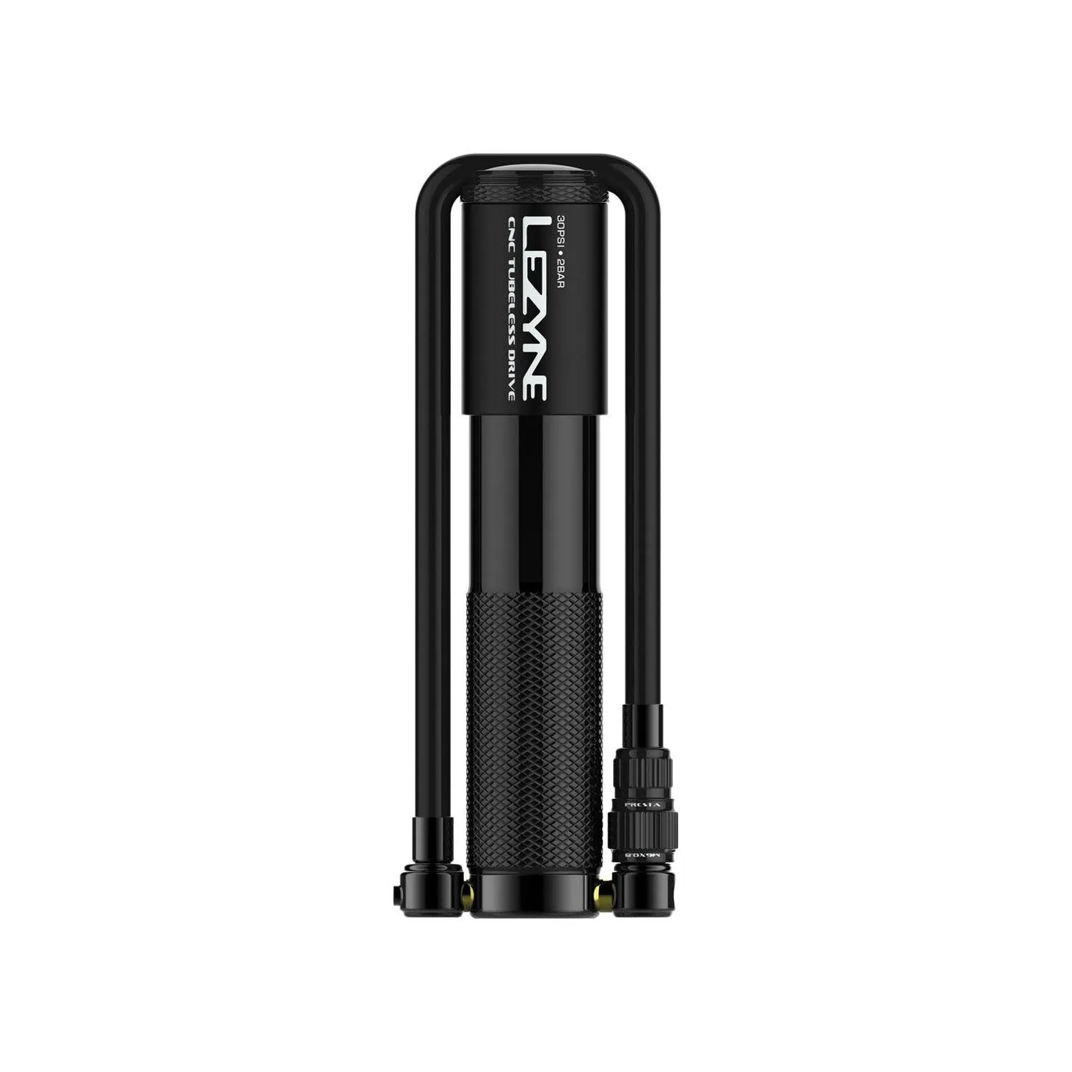 Lezyne CNC Tubeless Drive-3-In-1 Pump - Black