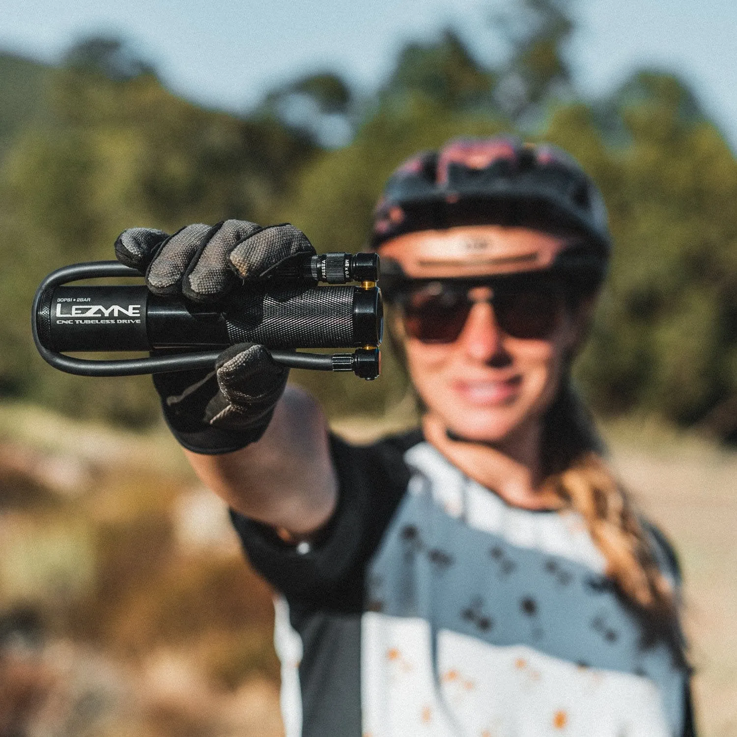 Lezyne CNC Tubeless Drive-3-In-1 Pump - Black
