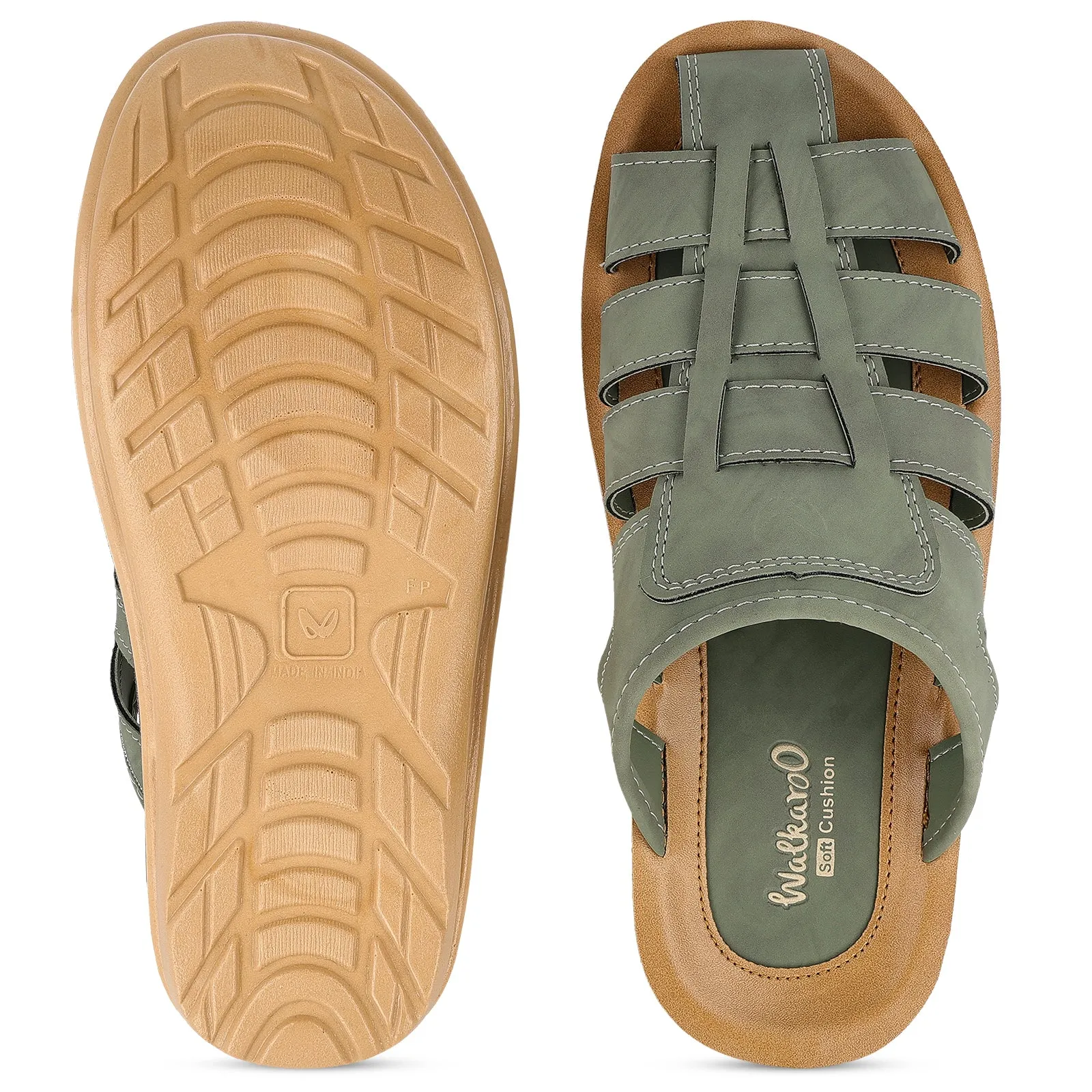 Men's Fisherman Sandals  - WG5306 Sage Green