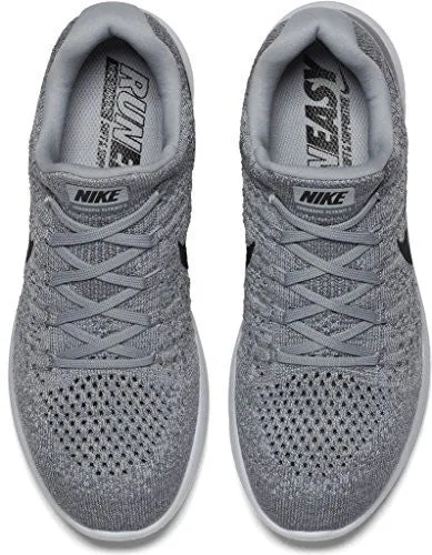 NIKE WOMEN'S LUNAREPIC LOW FLYKNIT 2 WOLF GREY/BLACK/COOL GREY RUNNING SHOE 8.5 WOMEN US