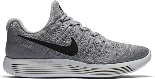 NIKE WOMEN'S LUNAREPIC LOW FLYKNIT 2 WOLF GREY/BLACK/COOL GREY RUNNING SHOE 8.5 WOMEN US