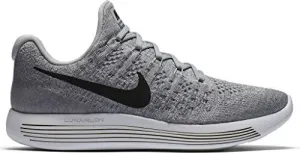 NIKE WOMEN'S LUNAREPIC LOW FLYKNIT 2 WOLF GREY/BLACK/COOL GREY RUNNING SHOE 8.5 WOMEN US