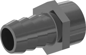 Plastic Barbed Hose Fitting - 3/4" NPT to 3/4" Hose Barb