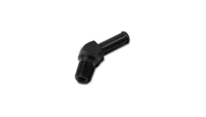 Vibrant Male NPT to Hose Barb Adapter, 45 Degree; NPT Size: 3/8" Hose Size: 5/16" - 11227