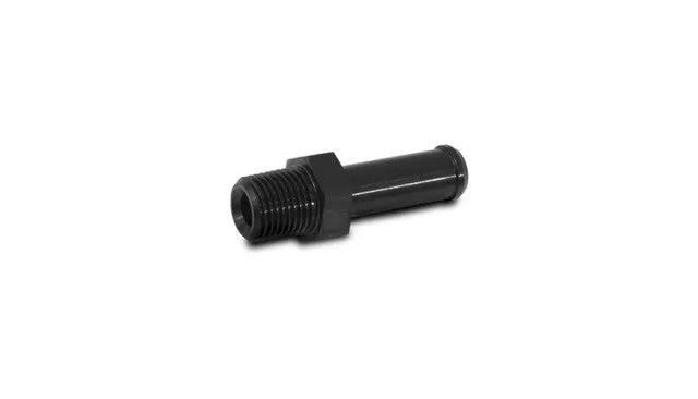Vibrant Male NPT to Hose Barb Straight Adapter Fitting; NPT Size: 3/8"; Hose Size: 1/2" - 11202