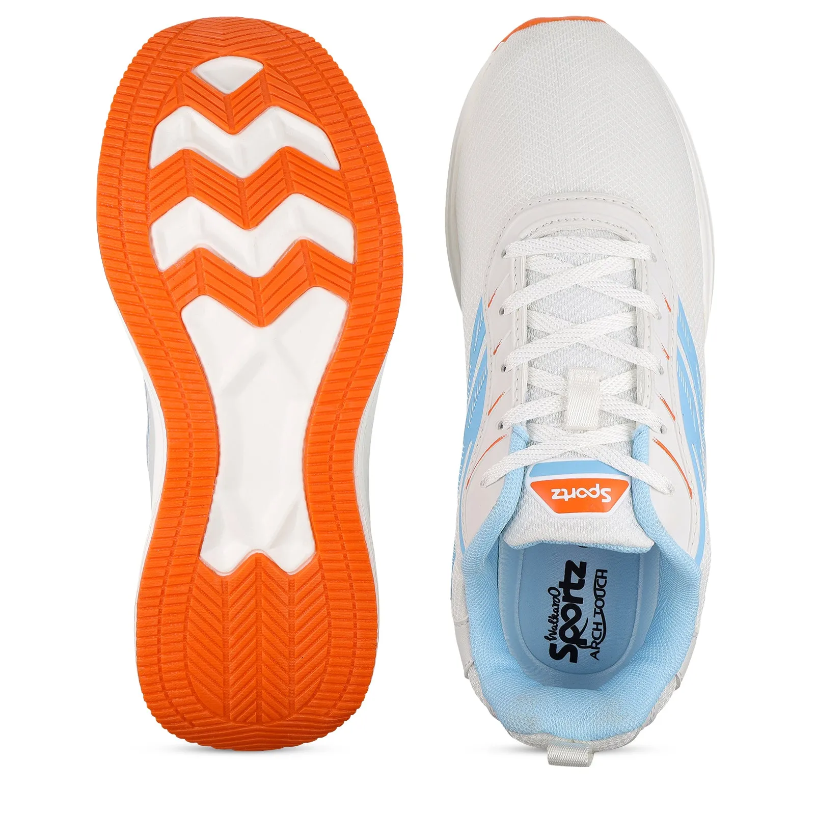 WILZER Men's Lace-up Sports Shoe - WS9153 White